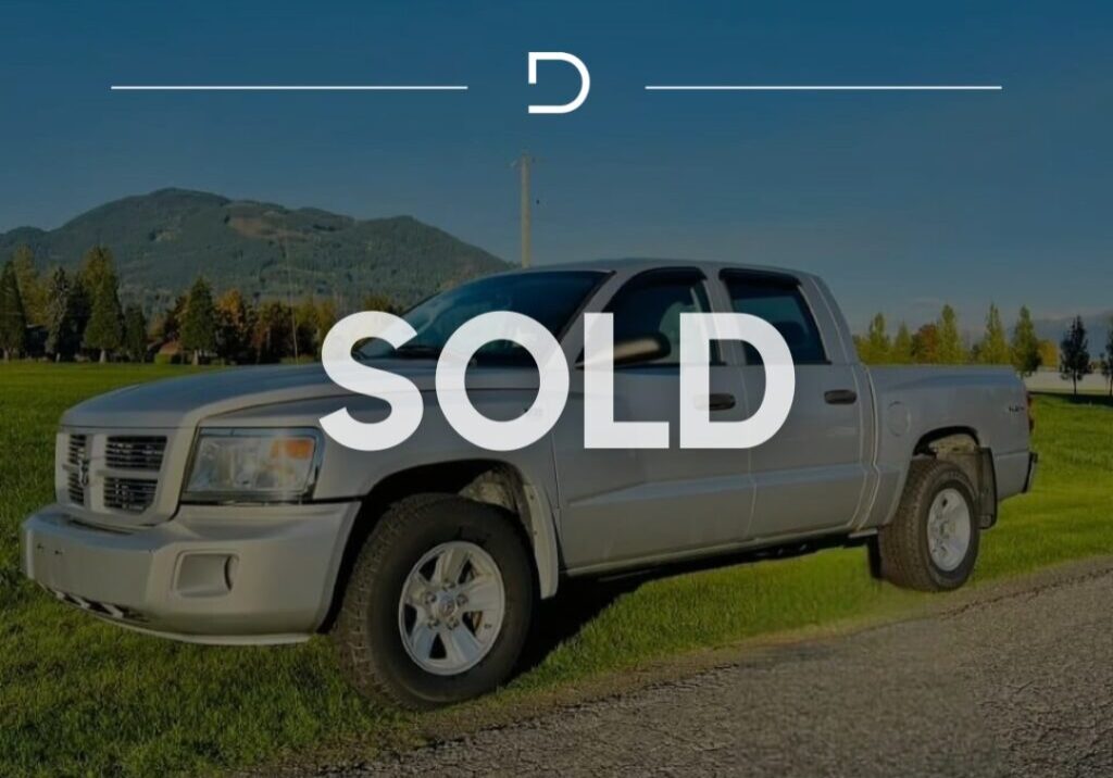 Sold 2011 Dodge Dakota SLT 120,000KM - Sold by Driven Appraisals Located in Chilliwack BC, Lowest Prices, Best Trade In Values, And Lowest Rates!